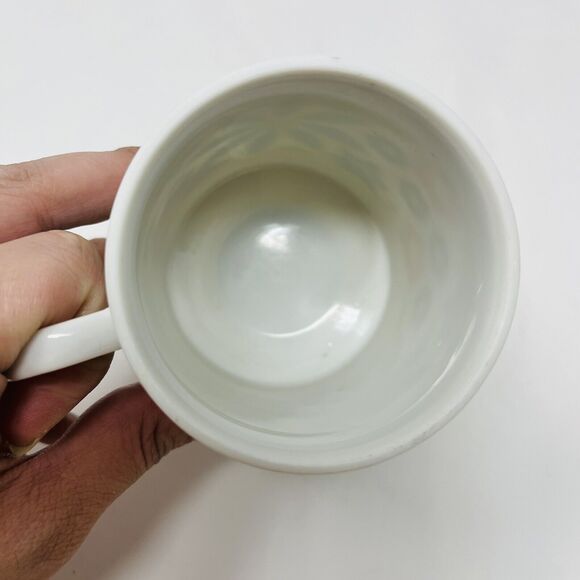 Vintage Retro Groovy Flower Pedestal Mug Japan Coffee Cup MCM Footed DAMAGED see - Picture 5 of 7